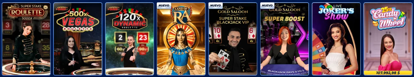 Bassbet Casino con juegos de casino en vivo, ruleta, blackjack y game shows